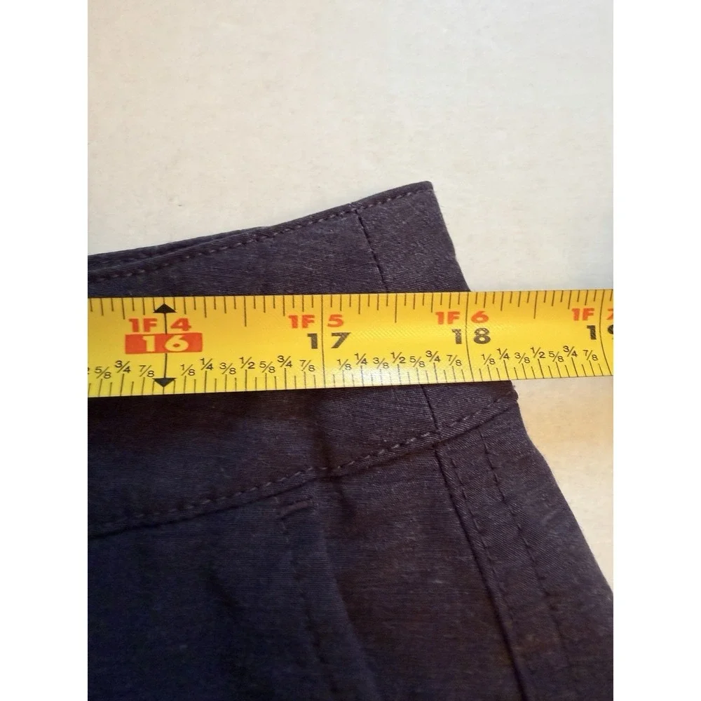 Faherty All Day Shorts Men's Size 35 Black Button Drawstring 7